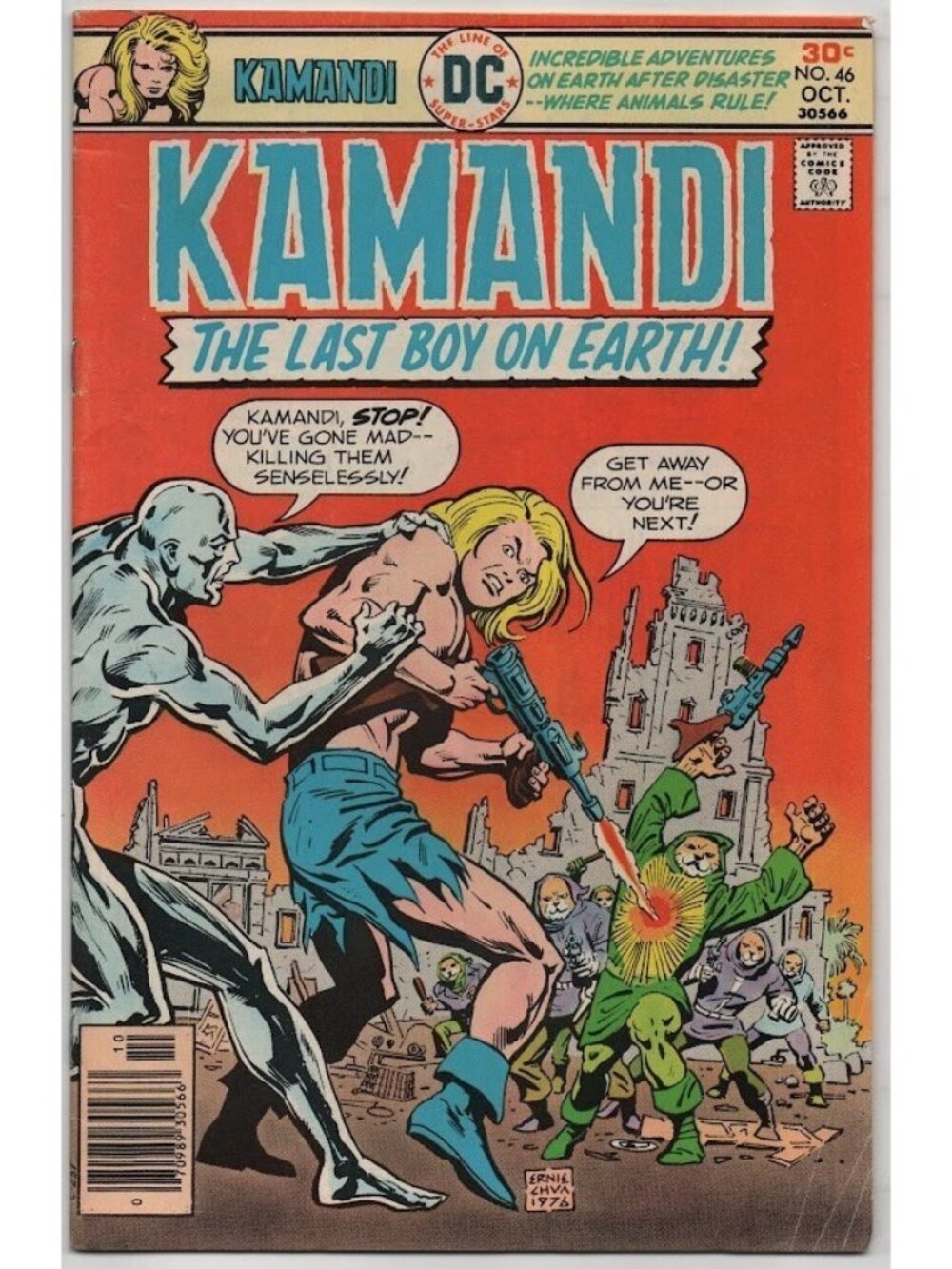 Kamandi 46 DC Comics 1976 VG/FN 5.0 Last Boy On Earth